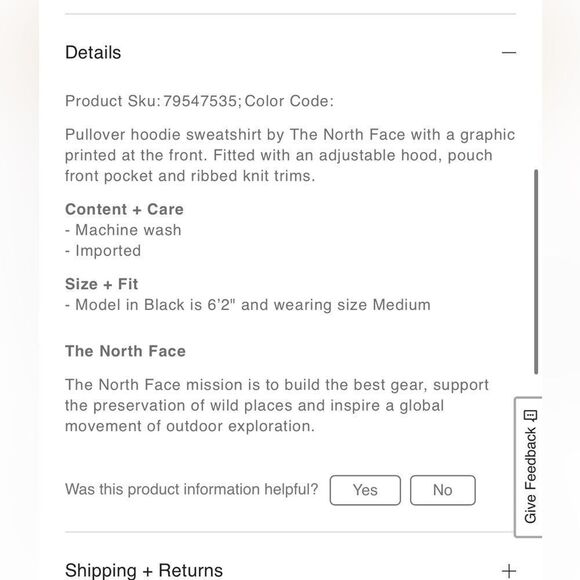 The North Face Places We Love Hoodie Sweatshirt Medium - Picture 4 of 15